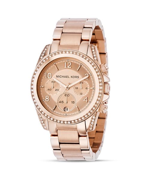 michael kors watch with flowers|Michael Kors rose gold tone.